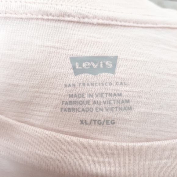 Levis Cropped Top XL Peach 108 - Picture 3 of 4